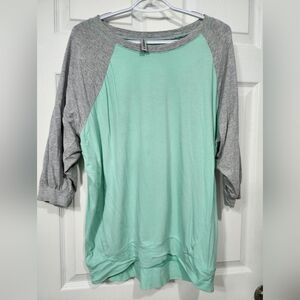 Mint Julep Baseball Style Tunic